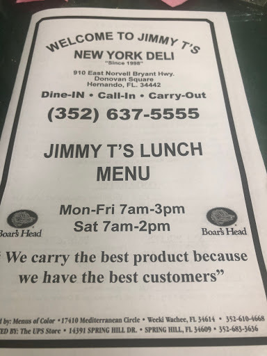 Jimmy T`s New York Deli